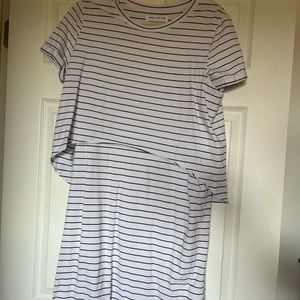 Legoe Heritage Dress (striped) Maternity Nursing